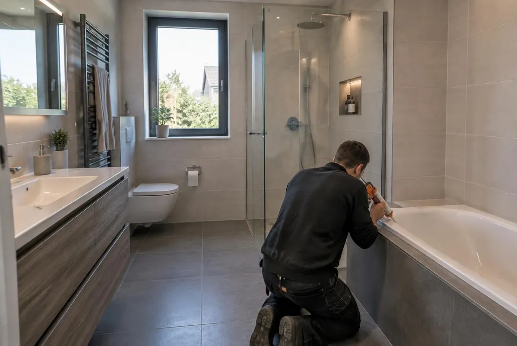 Kitbedrijf Oegstgeest – badkamer kit vervangen bij de douche